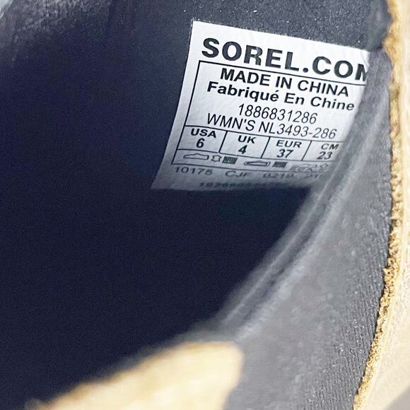 Sorel Joan of Arctic Women's Leather Chelsea Pull On Boot in Brown‎ Size 6 - Picture 7 of 8